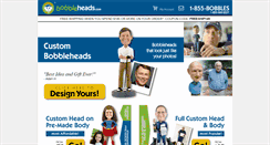 Desktop Screenshot of custombobbleheads.com